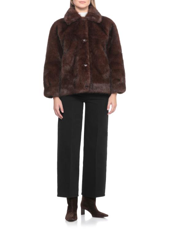 25FW 발렌티니 1972 코트 E3149 ECO ZIBELLINOCOCOA Brown - VALENTINI 1972