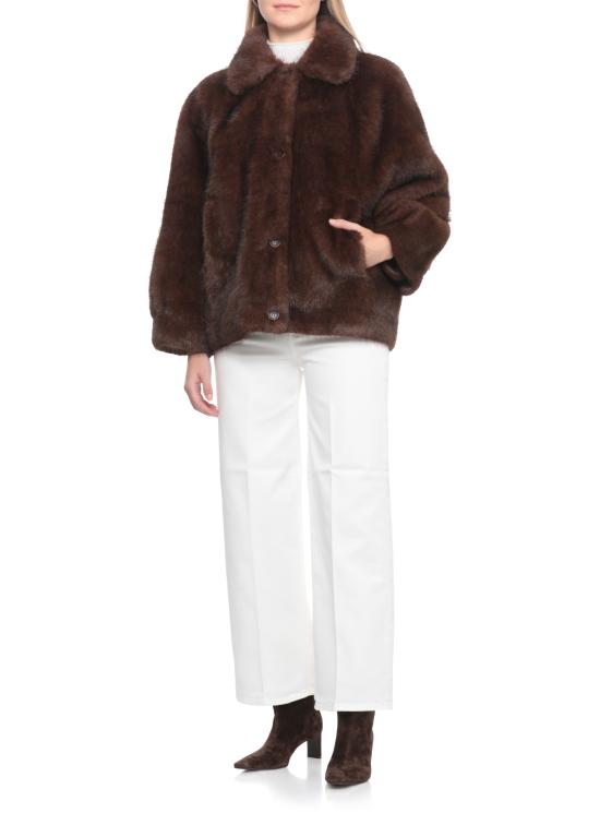 25FW 발렌티니 1972 코트 E3149 ECO ZIBELLINOCOCOA Brown - VALENTINI 1972