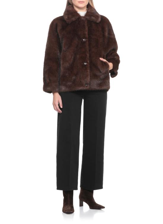 25FW 발렌티니 1972 코트 E3149 ECO ZIBELLINOCOCOA Brown - VALENTINI 1972