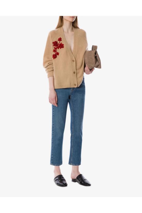 25FW 알베르타 페레티 가디건 A0919 51011081 Beige - ALBERTA FERRETTI