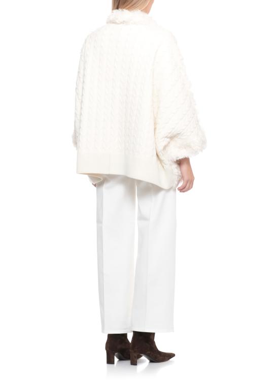 25FW 발렌티니 1972 코트 E3151 TRICOTOFF WHITE Ivory - VALENTINI 1972