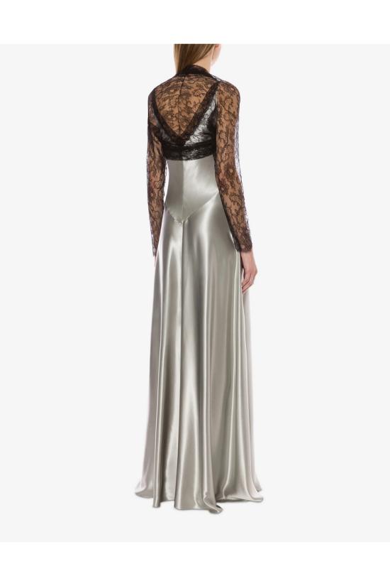 25FW 알베르타 페레티 롱 원피스 A0409 66271483 Grey - ALBERTA FERRETTI