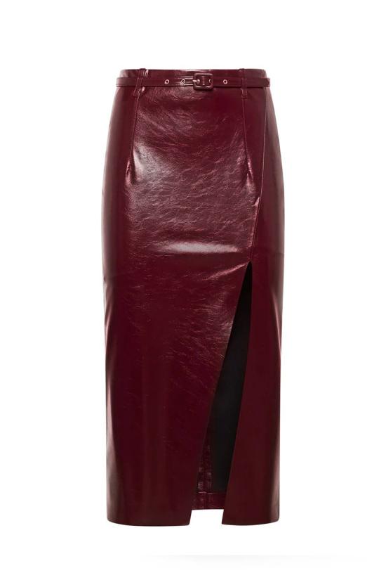 25FW 시모나 코르셀리니 미디 스커트 A25CPGO00501V0746 Bordeaux