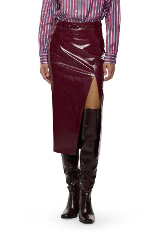 25FW 시모나 코르셀리니 미디 스커트 A25CPGO00501V0746 Bordeaux - SIMONA CORSELLINI