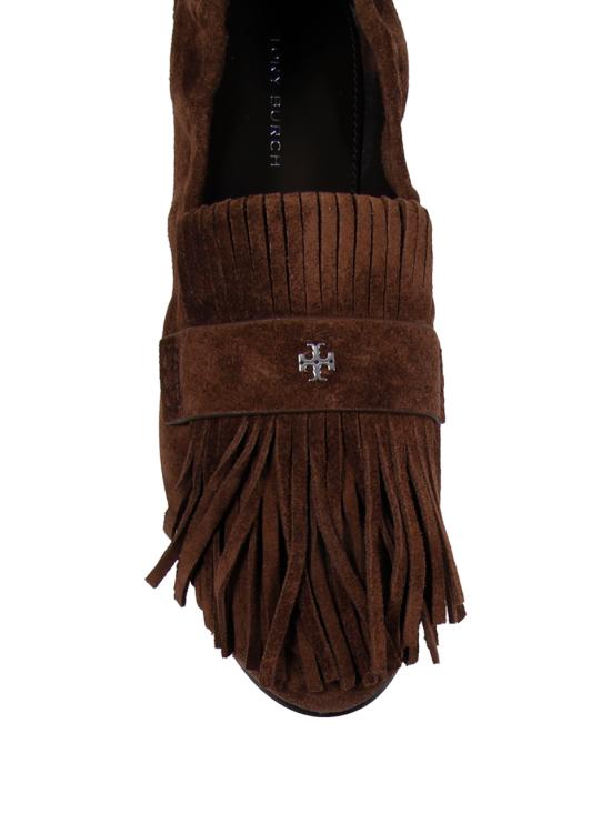 25FW 토리버치 Ballet 프린지 스웨이드 로퍼 176837 200 MUSTANG - TORY BURCH