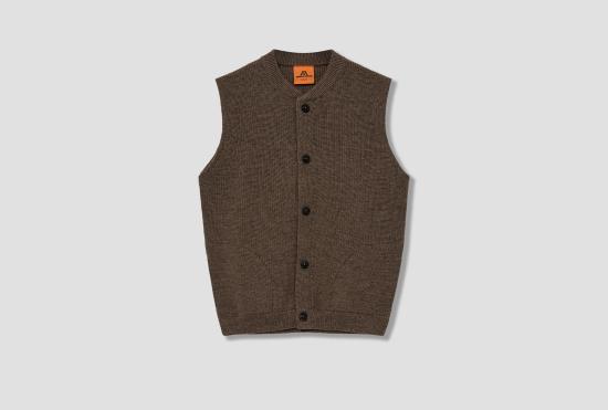 25FW 안데르센 안데르센 베스트 스키퍼  - G7 / 염색하지 않은 원사 라이트 브라운
