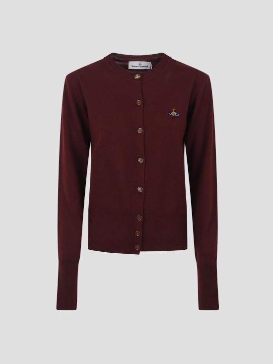 25FW 비비안웨스트우드 BEA 베아 니트 가디건 1803002PY0006H410 BRICK DOM