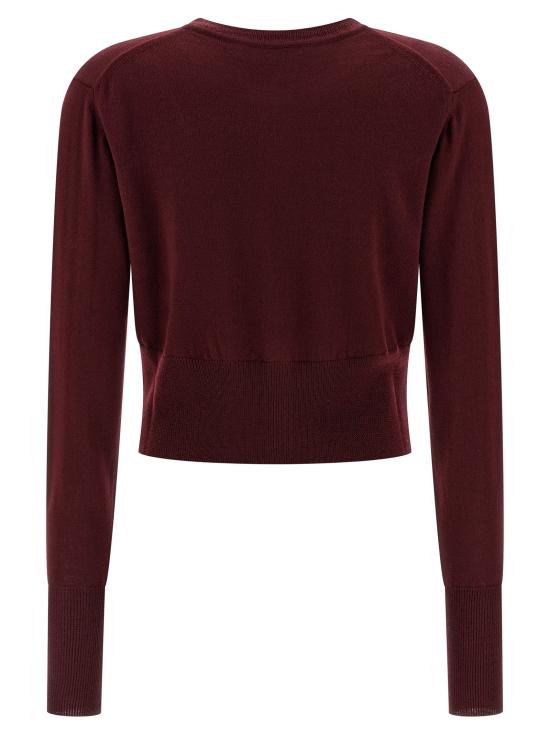 25FW 비비안웨스트우드 BEA 베아 크롭 가디건 1803002UY0006H410 BRICK DOM - VIVIENNE WESTWOOD