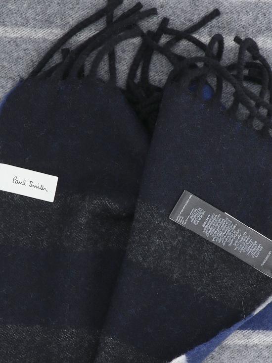 25FW 폴 스미스 스트라이프 울캐시미어 프린지 스카프 150C T710 76 MultiColour - PAUL SMITH