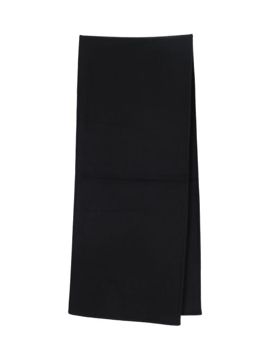 25FW 베르너 퀼 머플러/스카프 1 57A10 009 Black