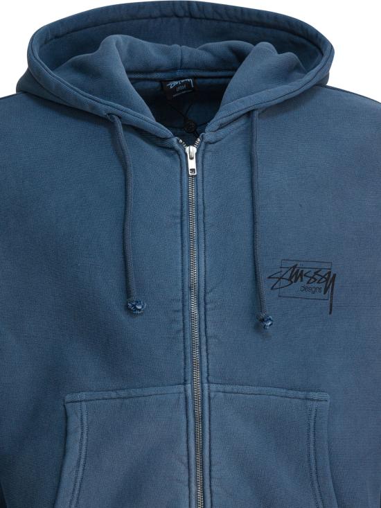 25FW 스투시 긴팔 티셔츠 1975079NAVY Blue - STUSSY