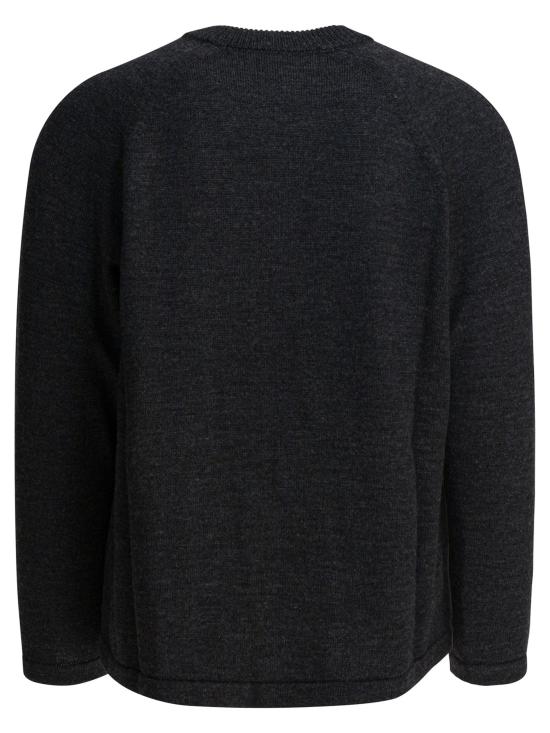 25FW 꼼데가르송 울 크루넥 스웨터 HP N006 W252 TOP GREY - COMME DES GARCONS