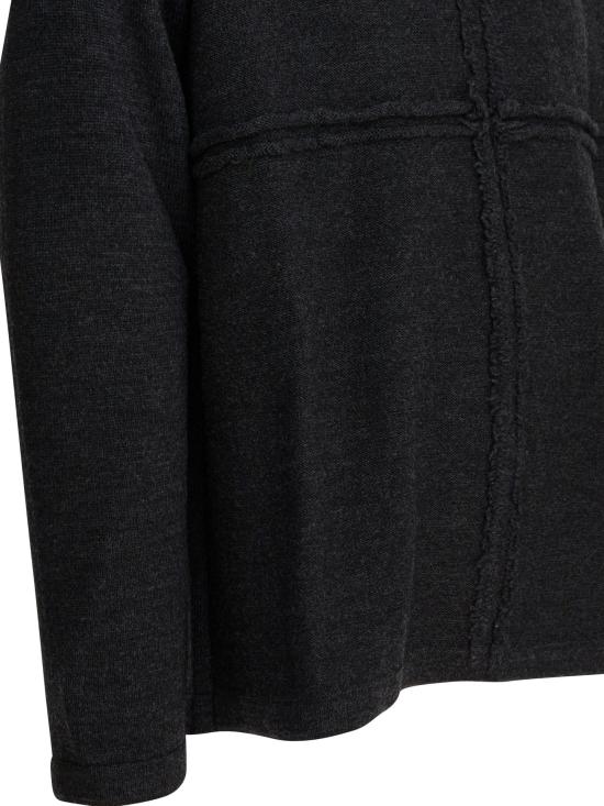 25FW 꼼데가르송 울 크루넥 스웨터 HP N006 W252 TOP GREY - COMME DES GARCONS