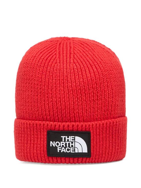 25FW 노스페이스 TNF 로고 박스 커프드 비니  NF0A8CHE6821 TNF RED