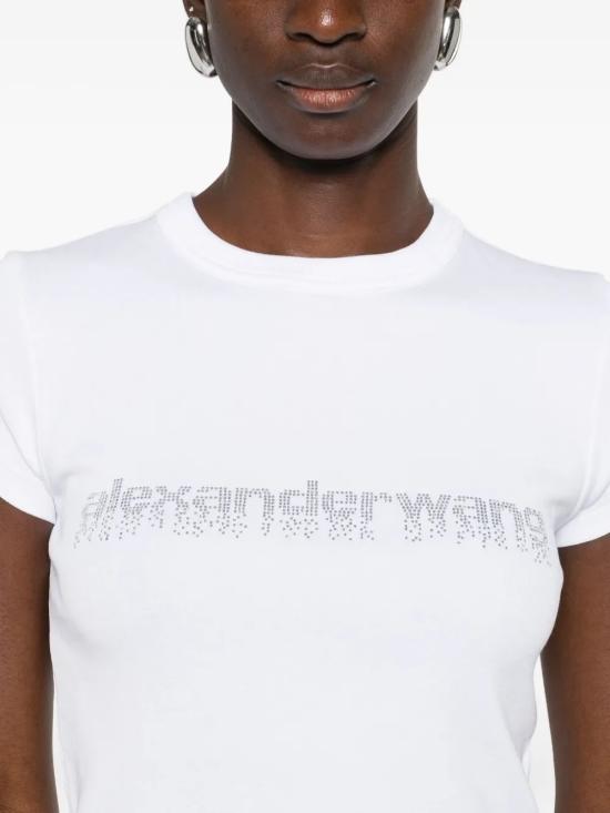 26SS 알렉산더 왕 반팔 티셔츠 1CC1261209 100 WHITE - ALEXANDER WANG