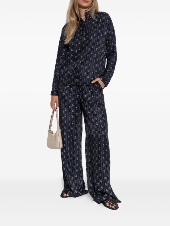 25FW 토리버치 스트레이트 팬츠 176383476 blue - TORY BURCH