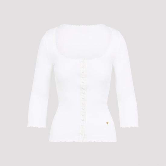 25FW 끌로에 가디건 CH25WJC01185101 White - CHLOE