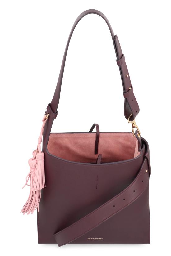25FW 지방시 미디엄 벨티드 호보백 BB512ZB29Z604 Burgundy - GIVENCHY