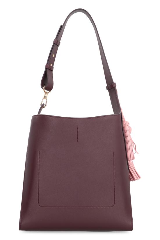 25FW 지방시 미디엄 벨티드 호보백 BB512ZB29Z604 Burgundy - GIVENCHY