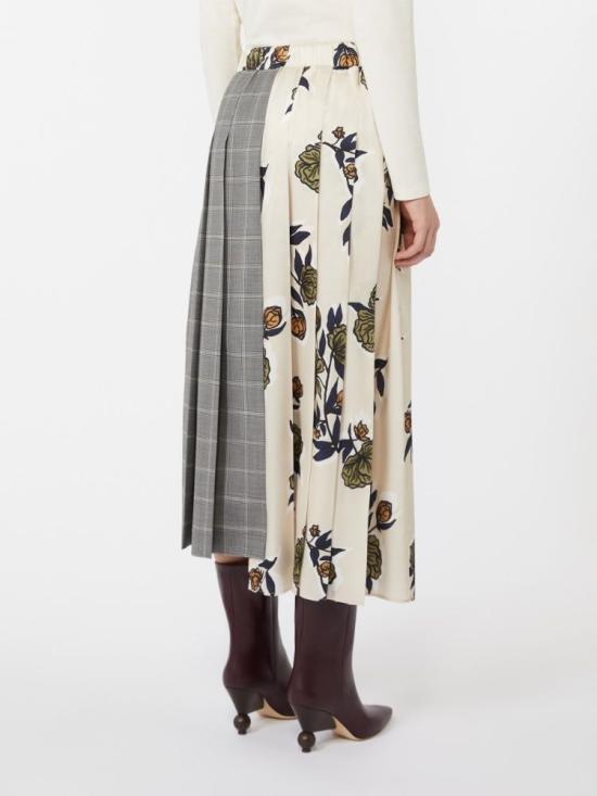 25FW 위켄드막스마라 ETRA 에트라 플리츠 롱스커트 2525106012600 001 BEIGE - WEEKEND MAX MARA