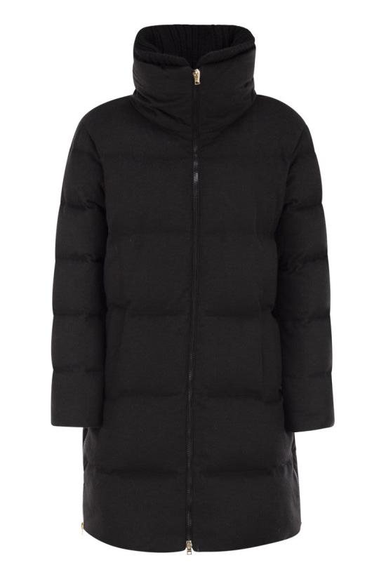 25FW 에르노 캐시미어 실크 롱 재킷 PI002155D38087 9300 BLACK