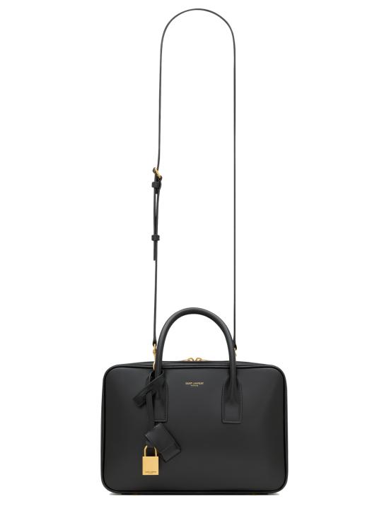 25FW 생로랑 삭 드 주르 바울레또 백 박스 생로랑 스몰 8408620SX0W1000 BLACK - SAINT LAURENT