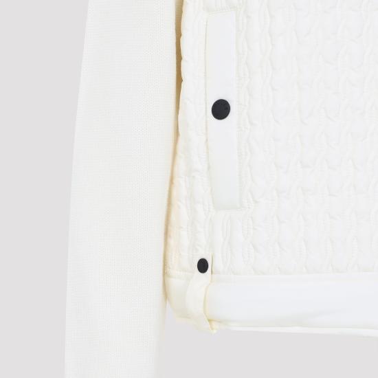 25FW 몽클레어 가디건 K20989B00014M1131034 WHITE - MONCLER