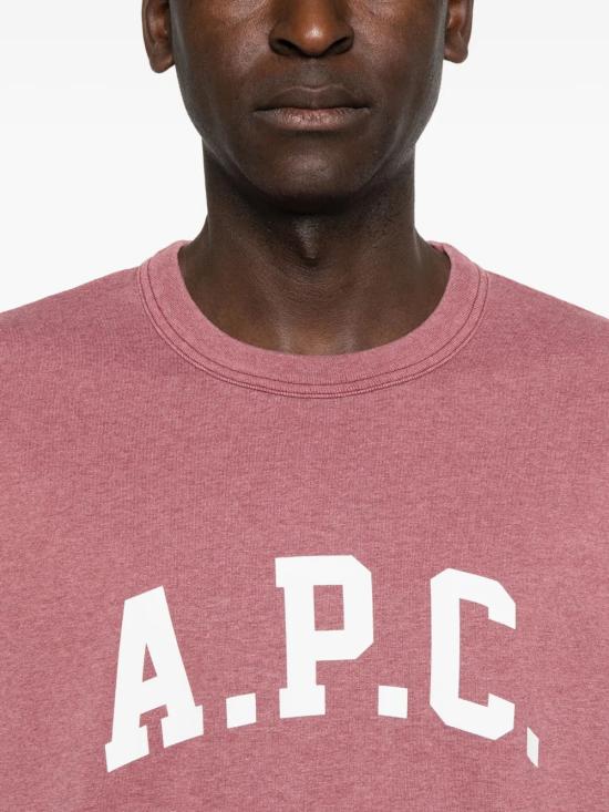 25FW 아페쎄 반팔 티셔츠 COHKVH26537GAV RED - A.P.C.