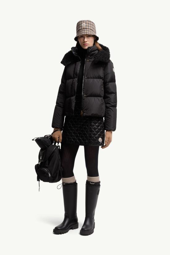 25FW 몽클레어 숏 스커트 K20932D00036597YG 999 BLACK - MONCLER
