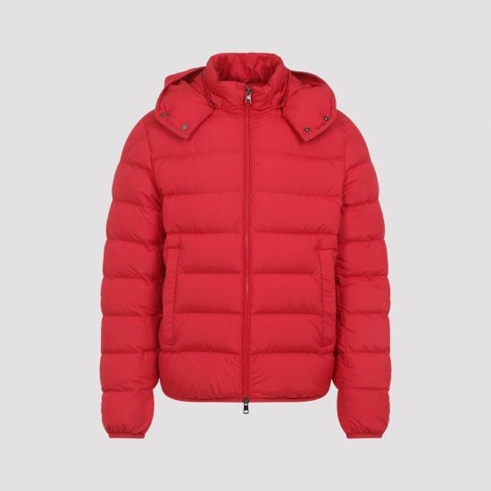 25FW 몽클레어 Montbrocq 몬트브로크 후드 쇼트 다운 숏패딩 K20911A00224597YW 457 RED - MONCLER