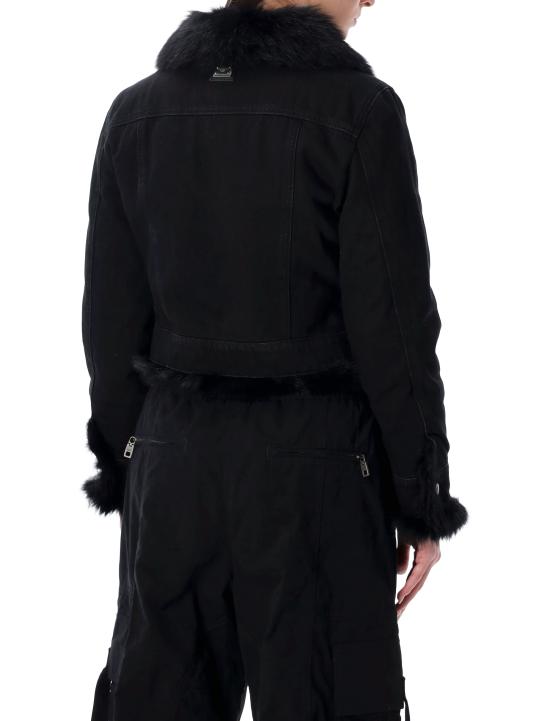 25FW 돌체앤가바나 무스탕 F9S97ZG8OD8 S9001 BLACK - DOLCE & GABBANA