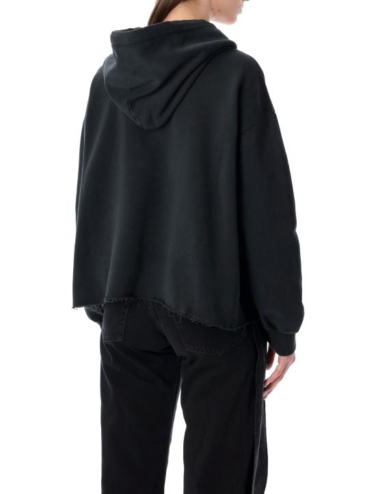 25FW MM6 메종마르지엘라 후드 티셔츠 S62GU0142M25024 899 VINTAGE BLACK - MM6 MAISON MARGIELA