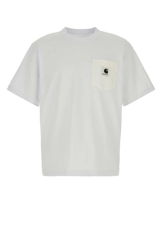 25FW 사카이 반팔 티셔츠 2500995S 101 WHITE