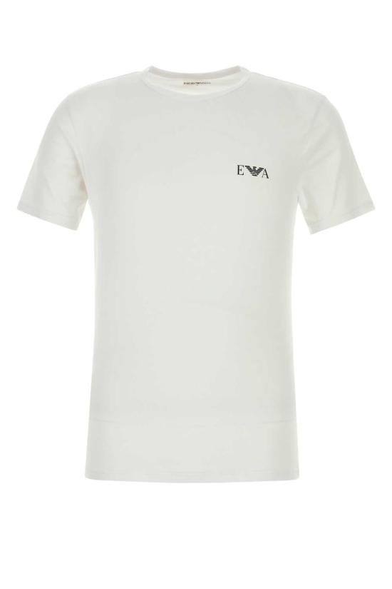 25FW 엠포리오 아르마니 반팔 티셔츠 EM001849AF14131 M0082 WHITE