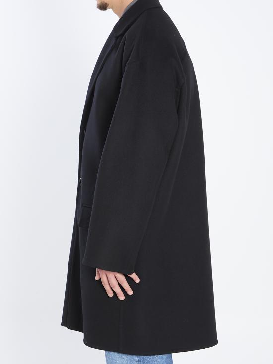 25FW 보테가베네타 코트 815142V4CB0 1000 BLACK - BOTTEGA VENETA