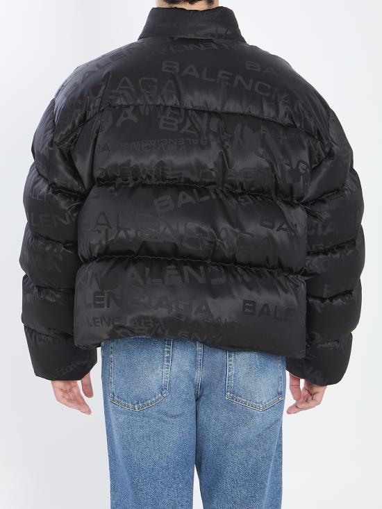 25FW 발렌시아가 숏패딩 850845TTQ13 1000 BLACK - BALENCIAGA