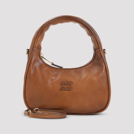 26SS 미우미우 숄더백 5BC125VOMF2IER F0046 BROWN - MIU MIU