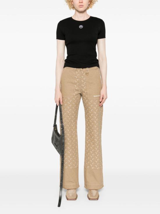 25FW 마린세르 반팔 티셔츠 WTT012ACJER0008BK99 BLACK - MARINE SERRE