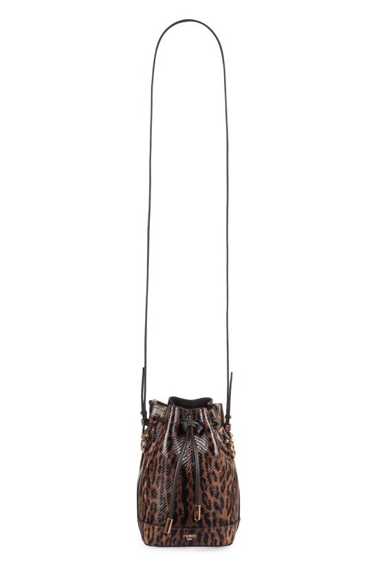 25FW 펜디 몬트레조 FF 자카드 미니 백 8BS109AV54F1N1S Animalier - FENDI