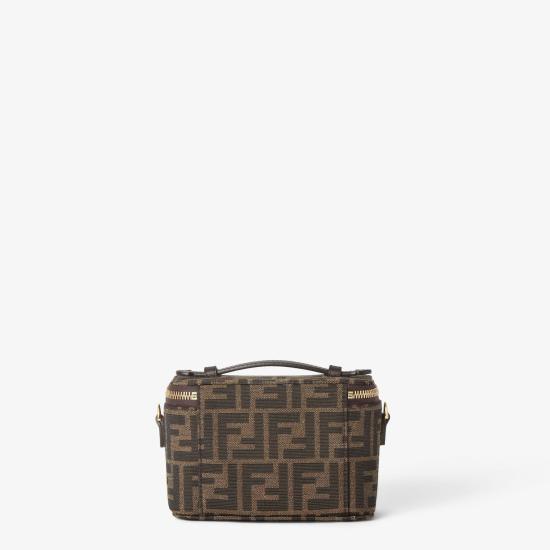  펜디 배니티 FF 자카드 패브릭 미니백 8BS108AFPMF1GL7 brown - FENDI