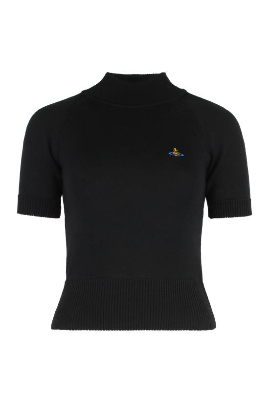 25FW 비비안웨스트우드 스웨터 18030034Y002MN401 black