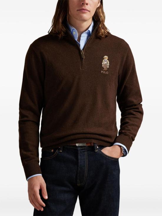 25FW 폴로 랄프로렌 스웨터 710978300 002 Brown - POLO RALPH LAUREN
