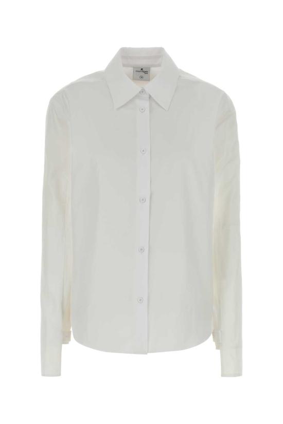 25FW 쿠레쥬 셔츠 425CCH118CO0080 0001 WHITE