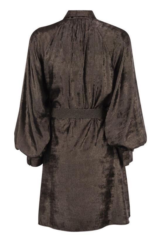 25FW 위켄드막스마라 미디 원피스 2525226033600 001 BRONZE - WEEKEND MAX MARA