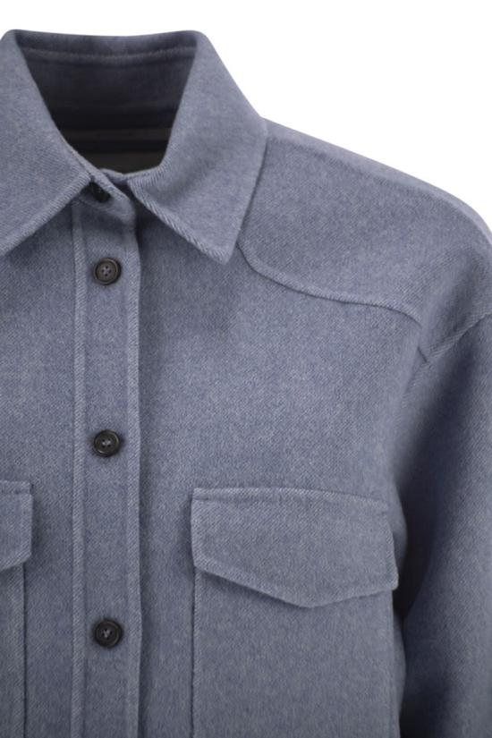 25FW 막스마라 스포츠막스 셔츠 2522196023600 001 LIGHT BLUE - MAX MARA SPORTMAX FASHION