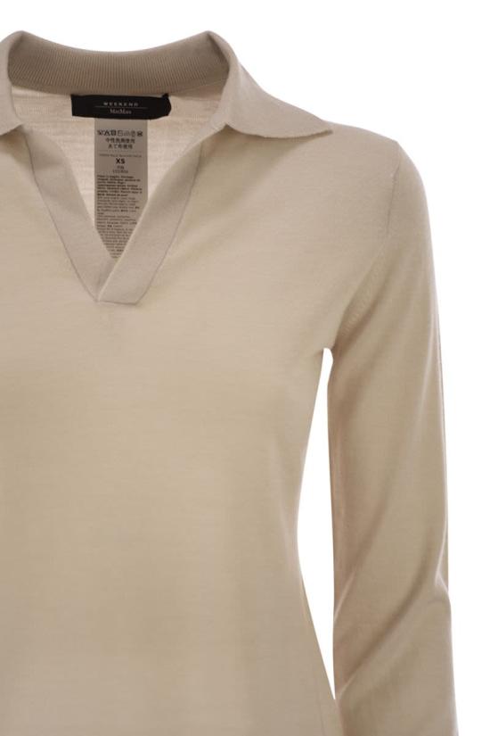 25FW 위켄드막스마라 카파 버진울 스웨터 2525366052600 002 BEIGE - WEEKEND MAX MARA