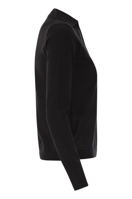 25FW 위켄드막스마라 카파 버진울 스웨터 2525366052600 008 BLACK - WEEKEND MAX MARA