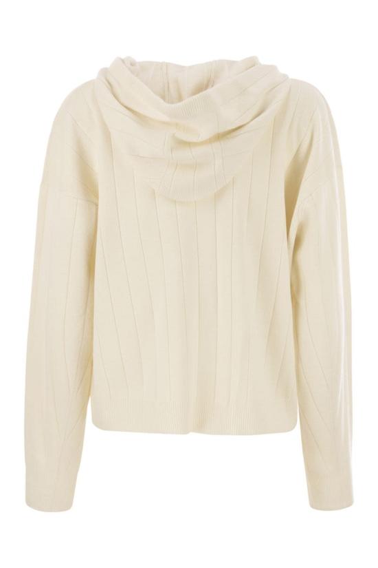 25FW 막스마라 루비에라 지퍼 니트 가디건 2521346029600 003 WHITE - MAX MARA