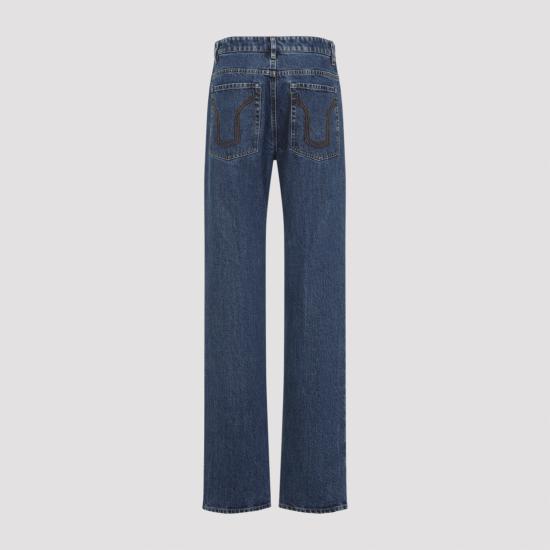 25FW 질샌더 스트레이트 팬츠 J02KA0354J46463 406 BLUE - JIL SANDER