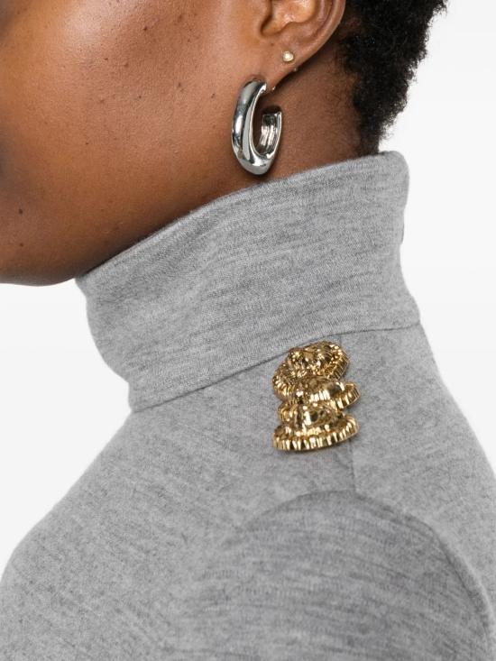 25FW 발망 미디 원피스 FF0R8895JL17 9AD GREY - BALMAIN